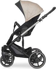 Детская коляска 2 в 1 Expander Exeo 04 Mocca (черная ткань – бежевая ткань)